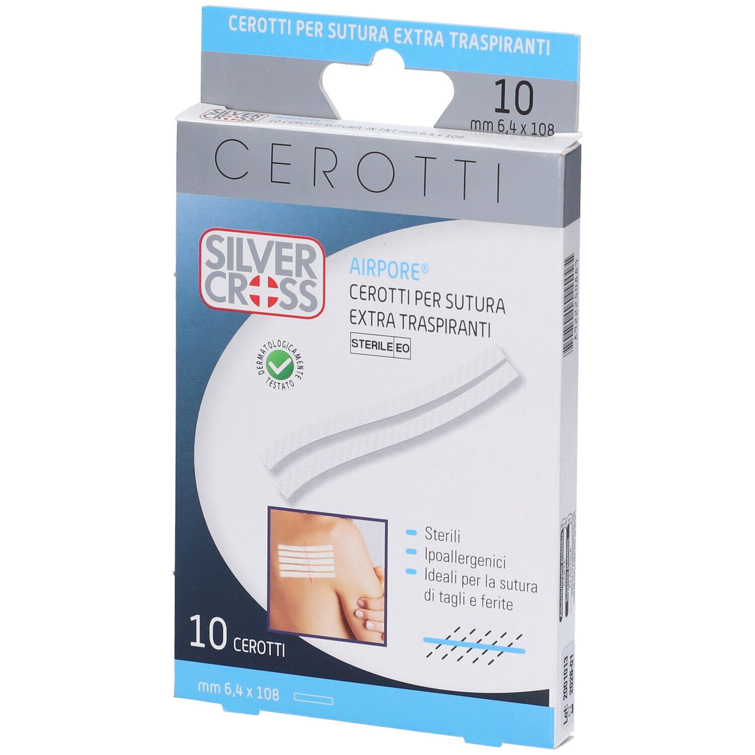 Cerotto Silvercross Sut Airpore 6,4X108 10 Pezzi