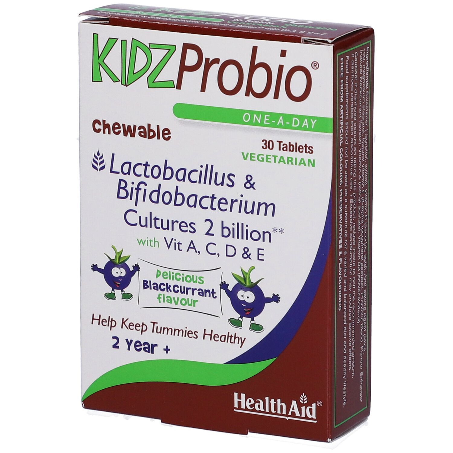 Pdmtobemaintained Healthaid Kidz Probio 2 Miliardi 30 Pz Compresse Masticabili Bambino