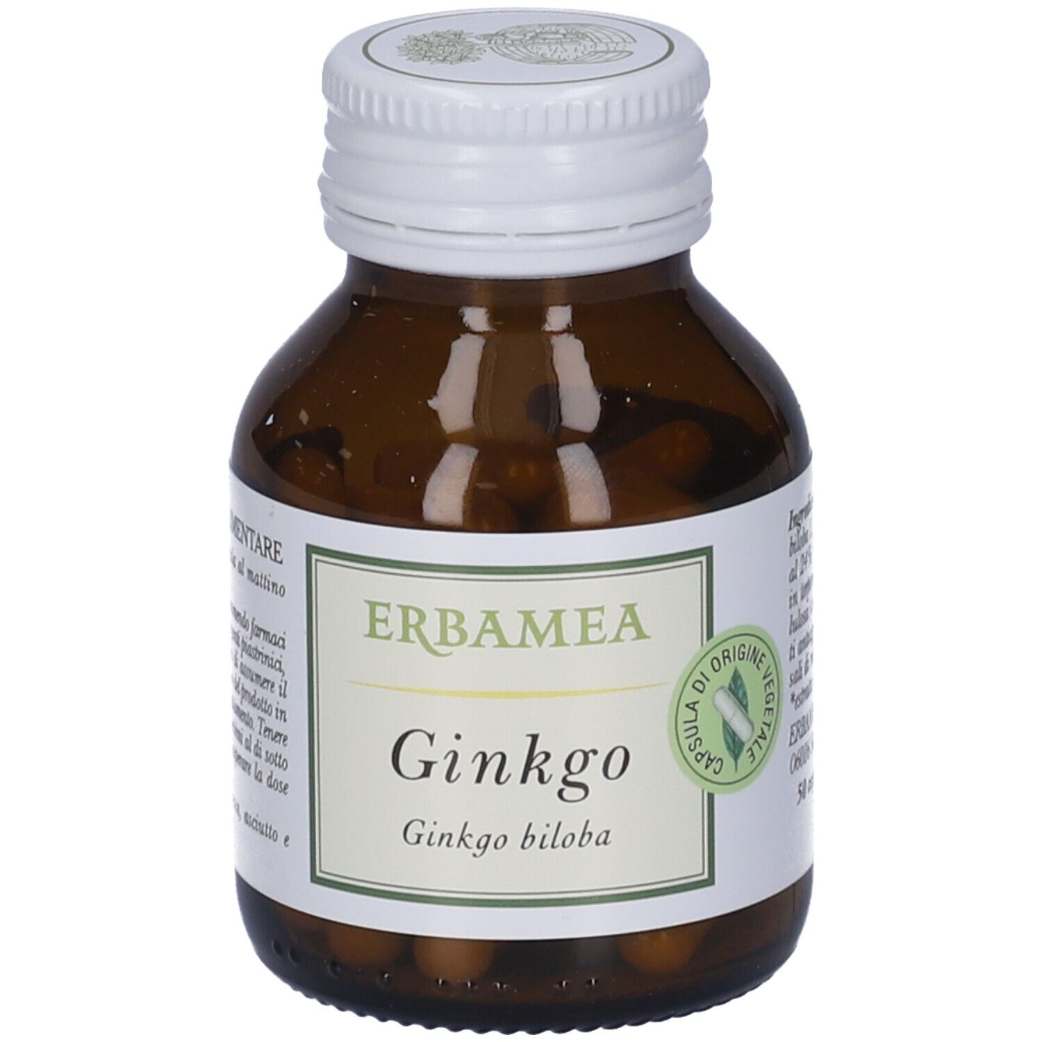 Ginkgo 50Cps Vegetali 24 g Kapseln