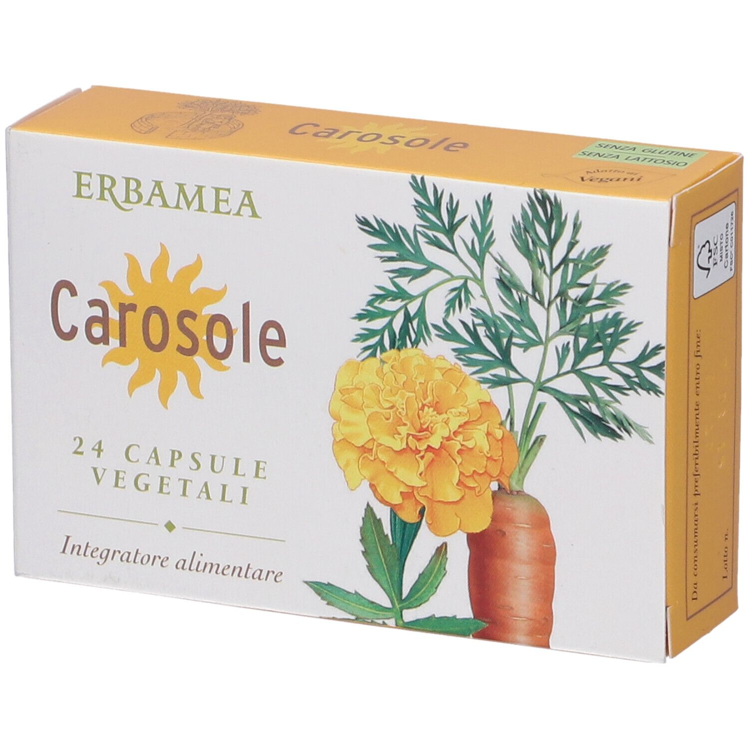 Erbamea Integratore Carosole 24 Capsule Vegetali - Immagine 7