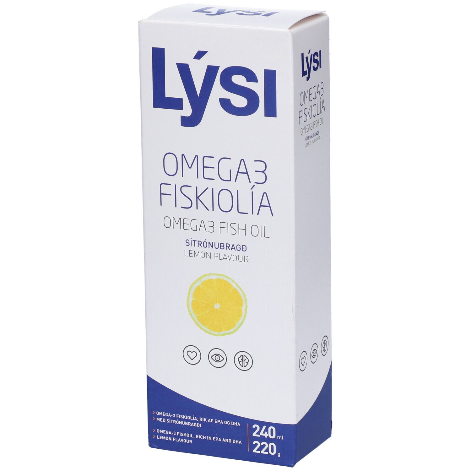 Lysi OMEGA 3 Liquido al gusto di LIMONE