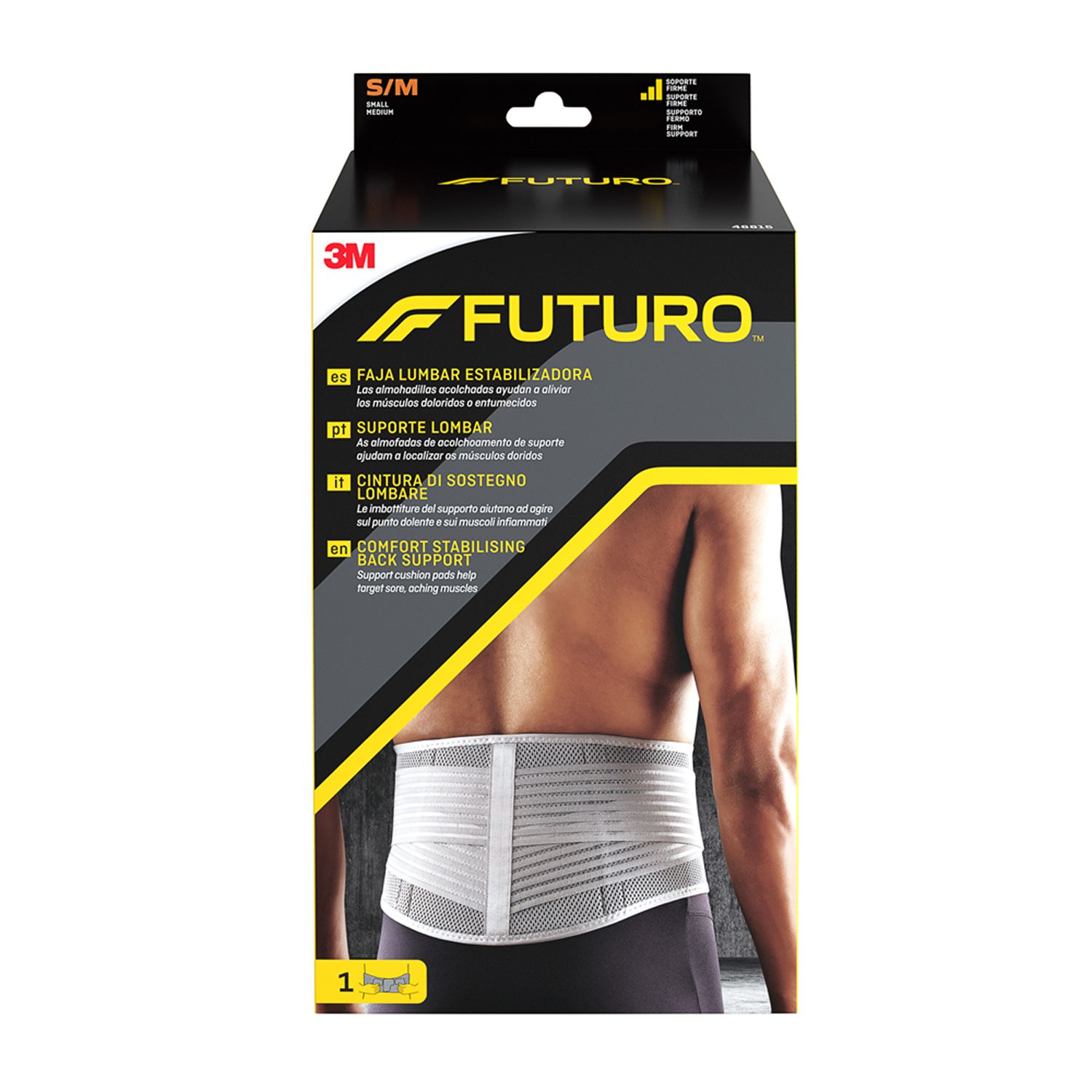 3M Cintura Sostegno Lombare Futuro Per Supporto Lombare Small/Medium - Immagine 9