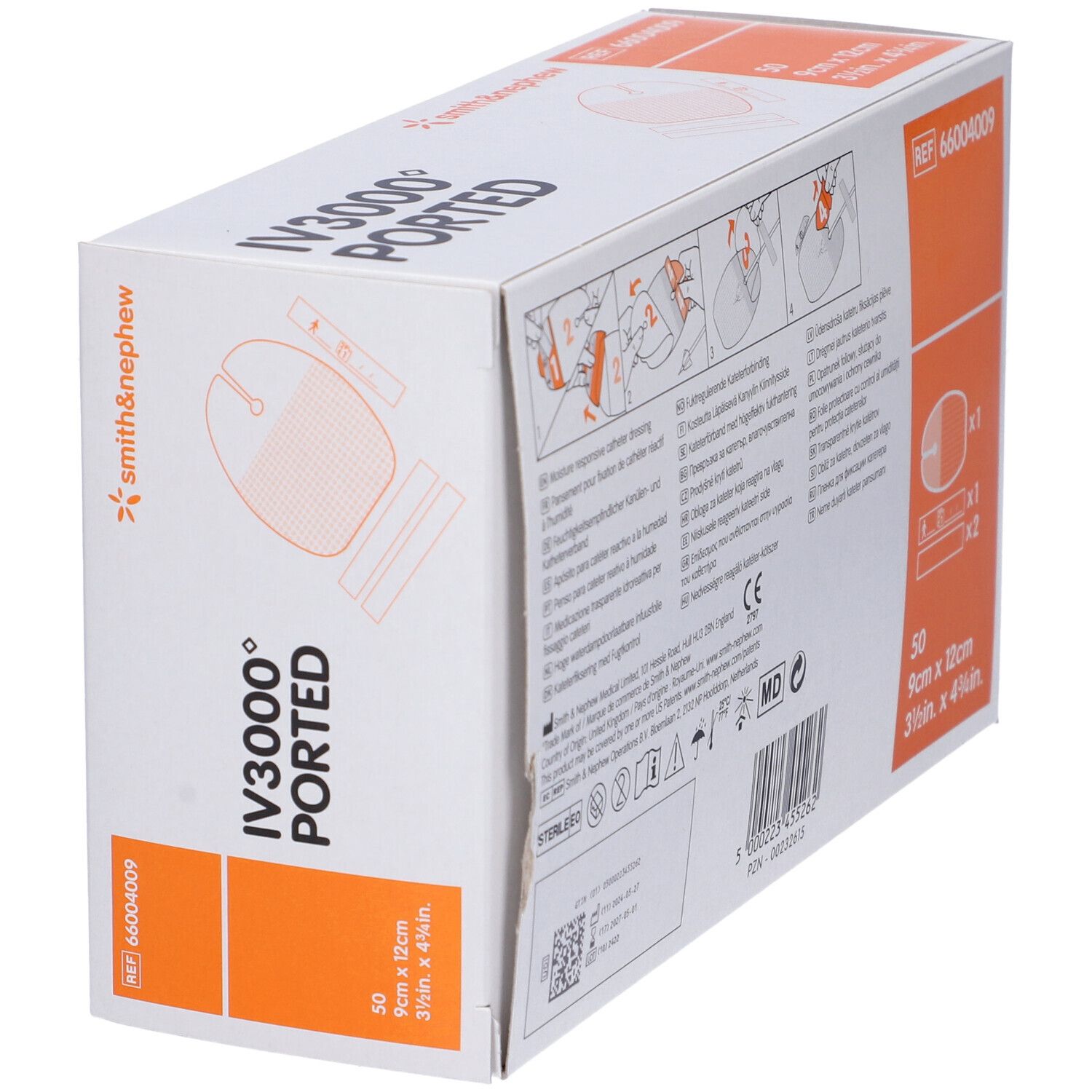 Scatola IV3000 Ported. Contiene istruzioni e informazioni sul prodotto.