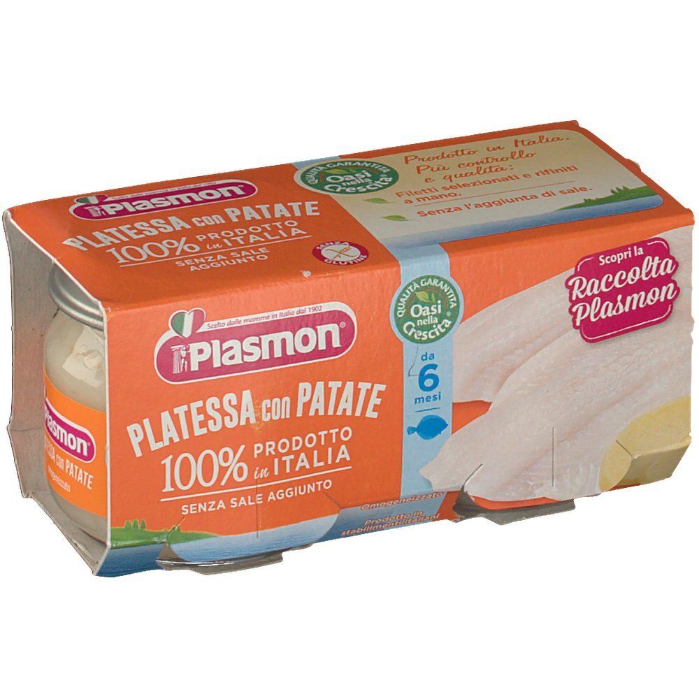 Plasmon® Omogeneizzato Platessa con Patate
