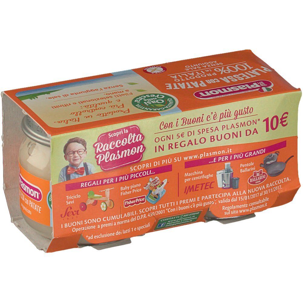 Plasmon Homogenisiertes Flunderfilet 2 X 80 G Plasmon