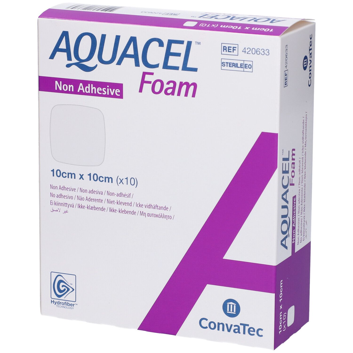 Aquacel Foam Medicazione non Adesiva Assorbente Sterile 10x10 cm
