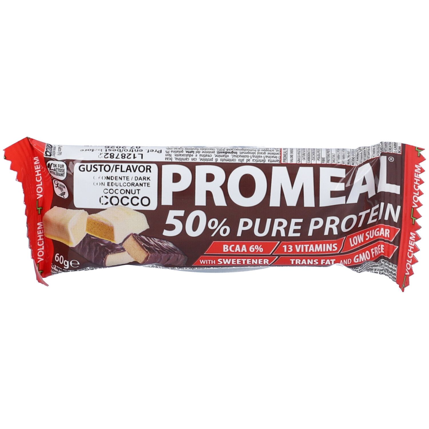 VOLCHEM Promeal Pure Protein 50% Barretta Gusto Cocco