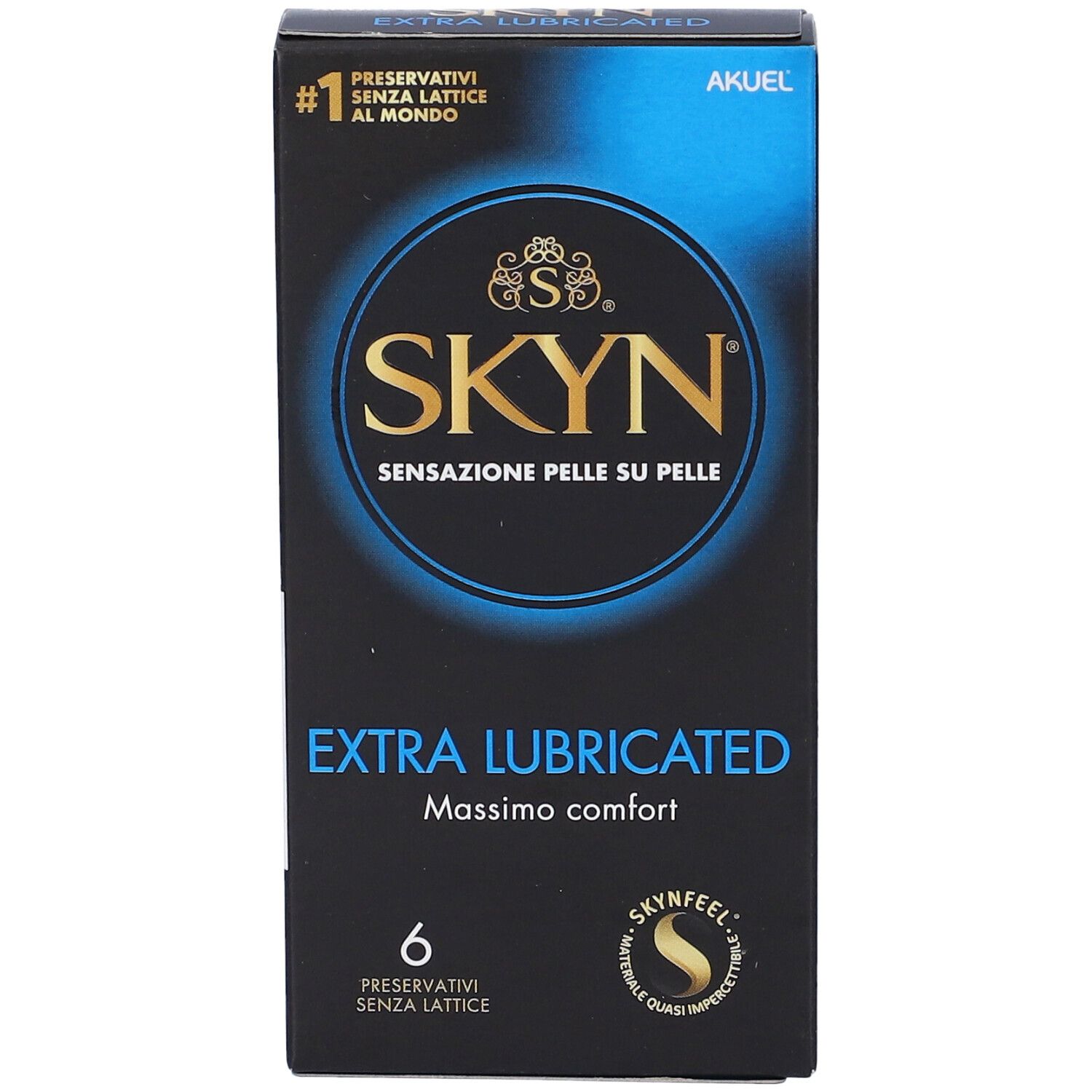 SKYN Extra Lubricated Kondome, 6 Stück