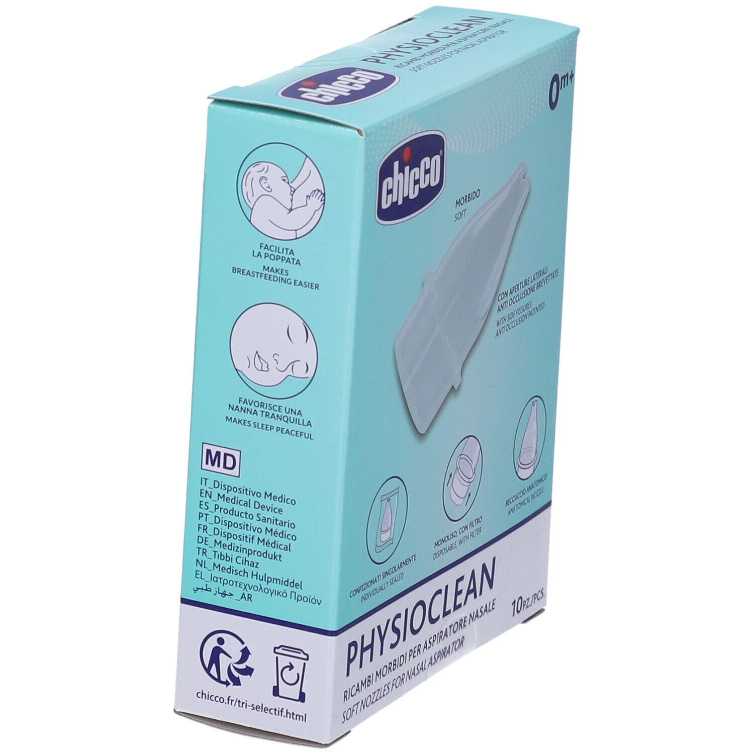 Weiche Ersatzteile für Nasensauger Chicco Physioclean Chicco