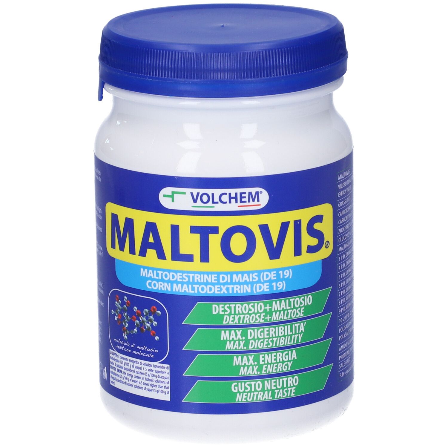 VOLCHEM Maltovis Maltodestrine In Polvere Solubile