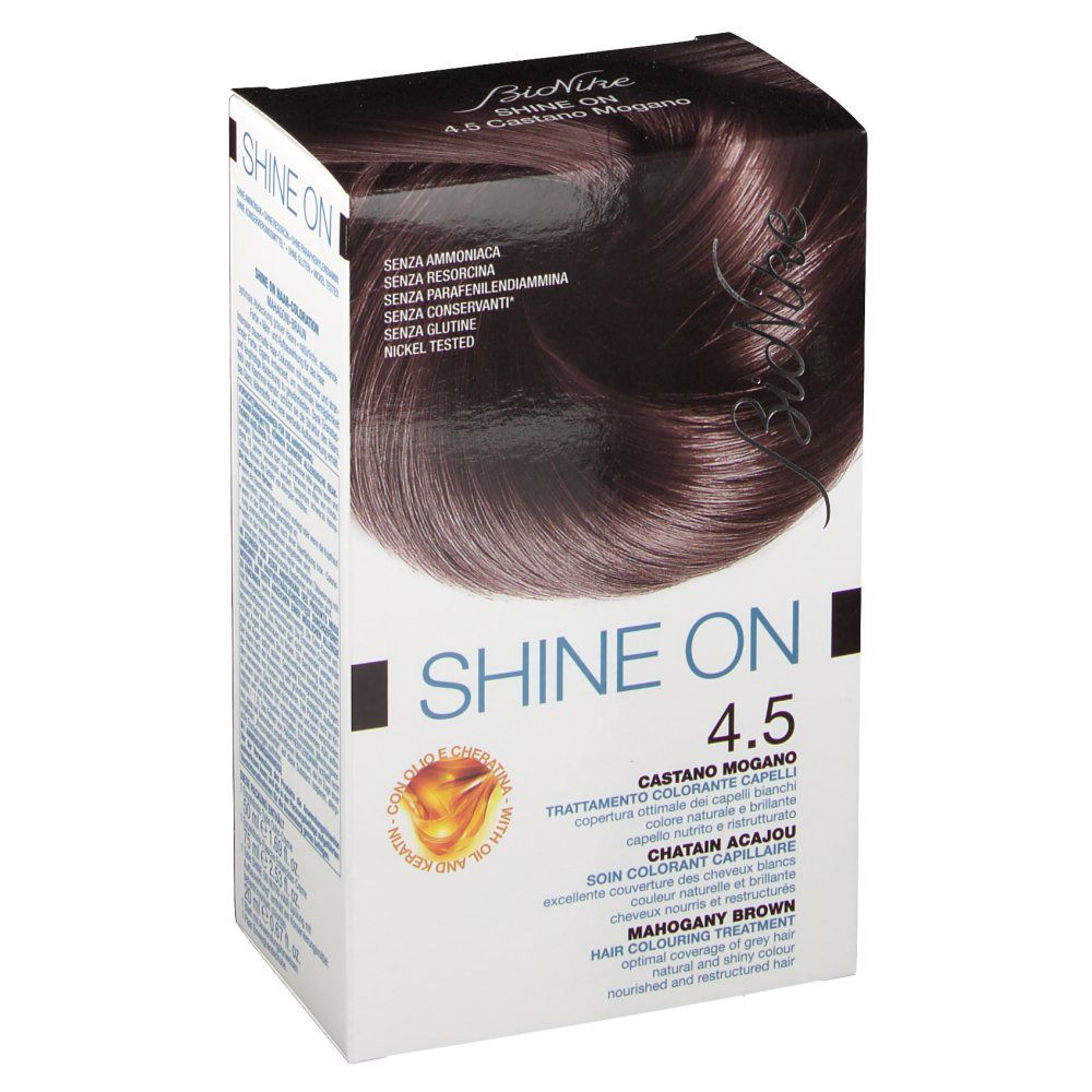BioNike Shine On Colorante Capelli 4.5 Castano Mogano