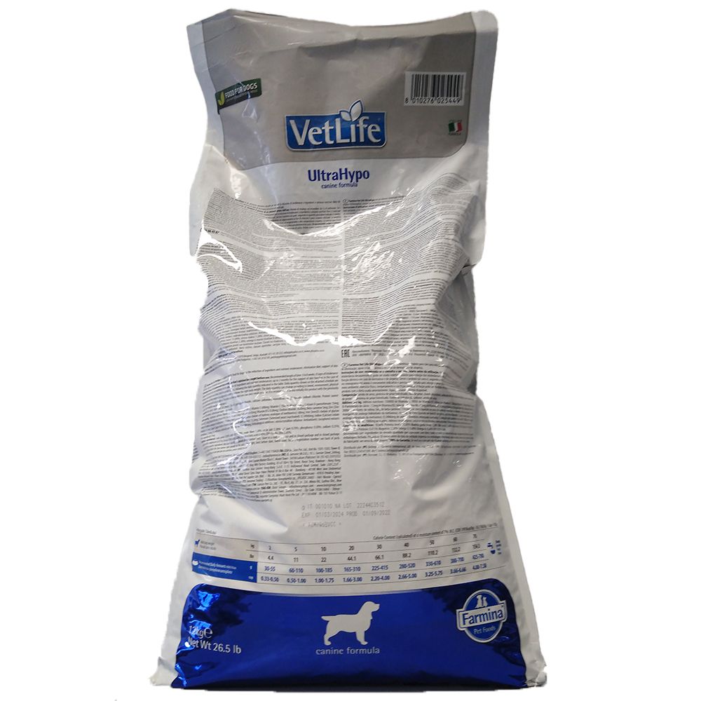 VET Life NAT CAN Ultrahypo12Kg 12000 g Futter