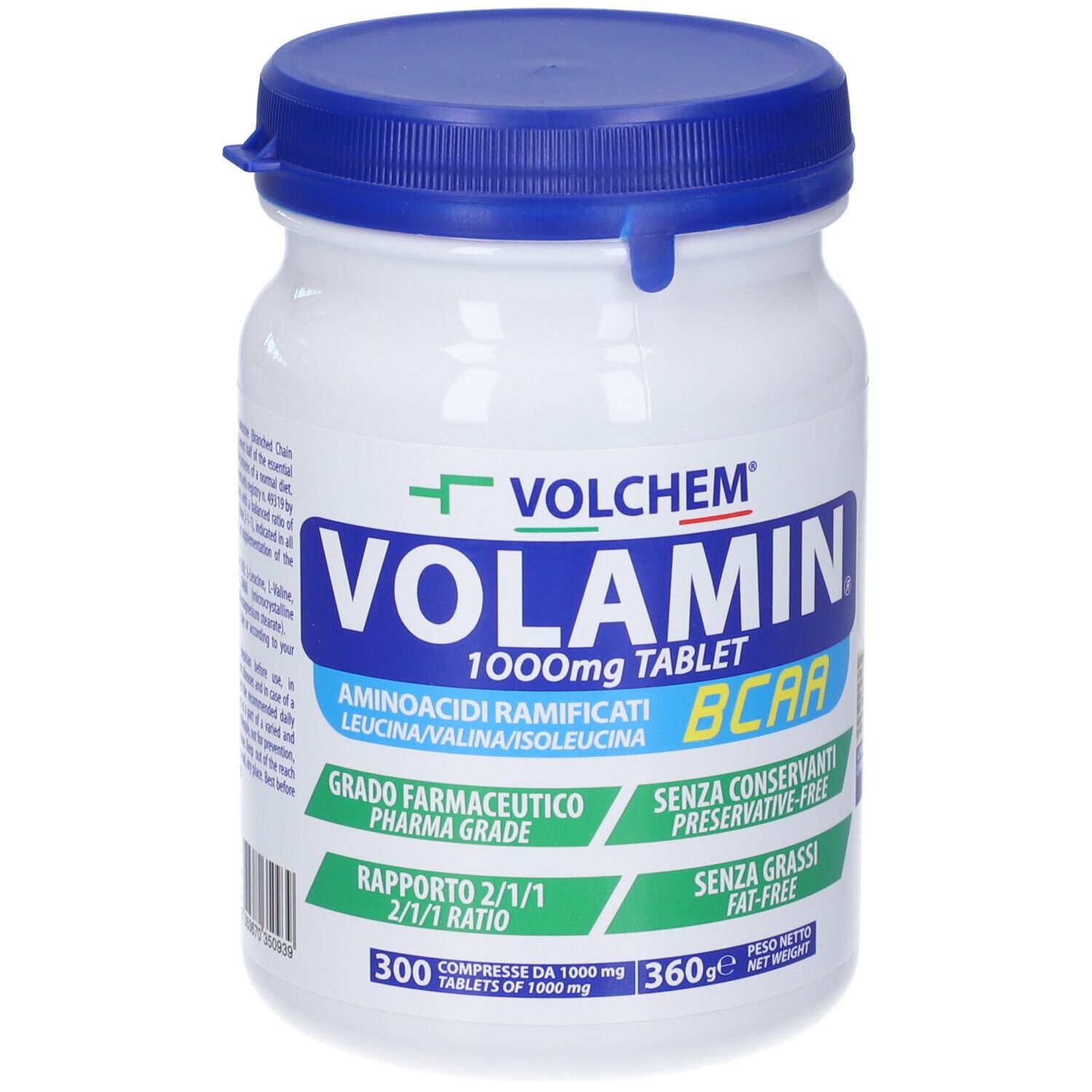 VOLCHEM Volamin Tablet Aminoacidi Ramificati Bcaa In Compresse 300 g C