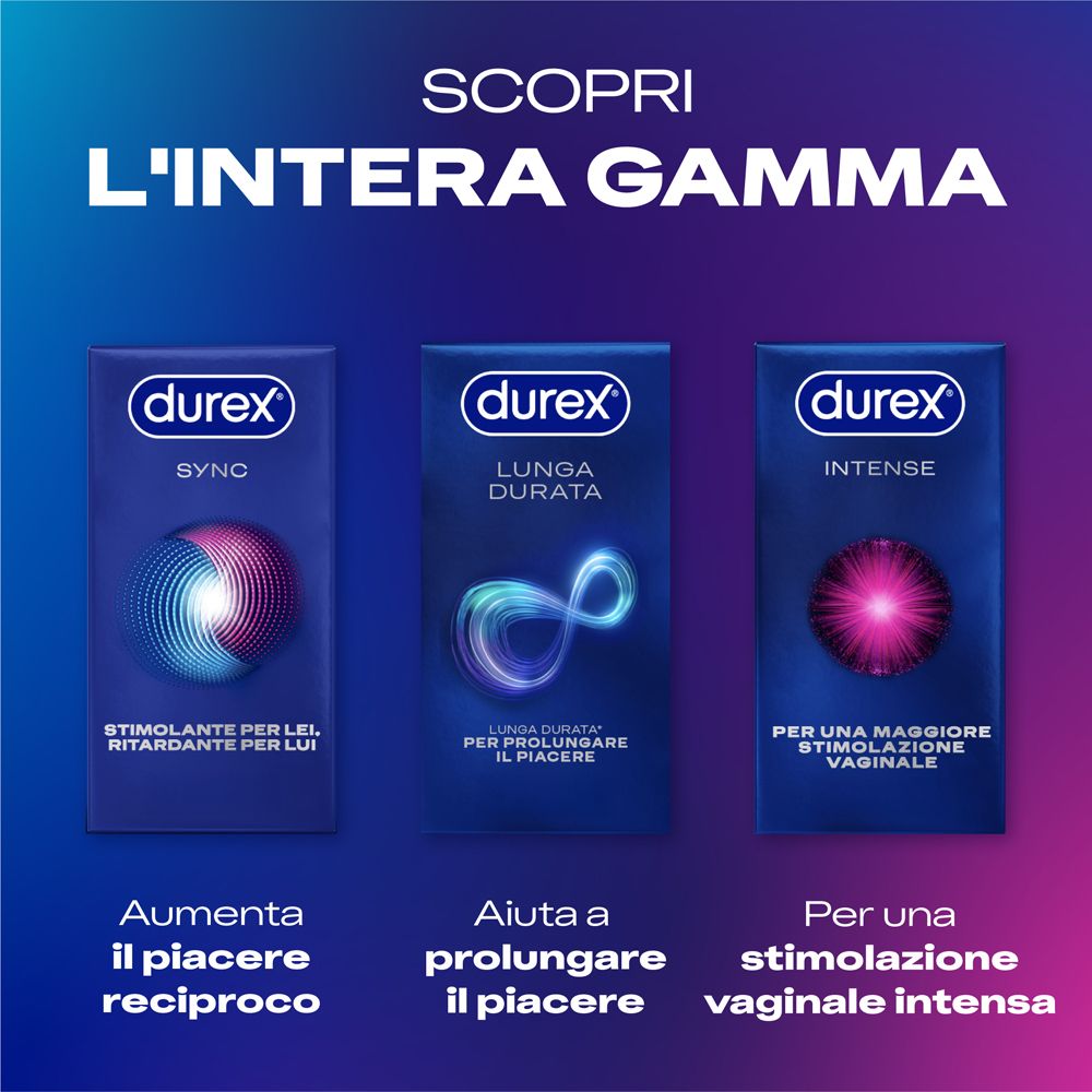 Durex-Logo und Qualitäts- und Nachhaltigkeitssiegel.