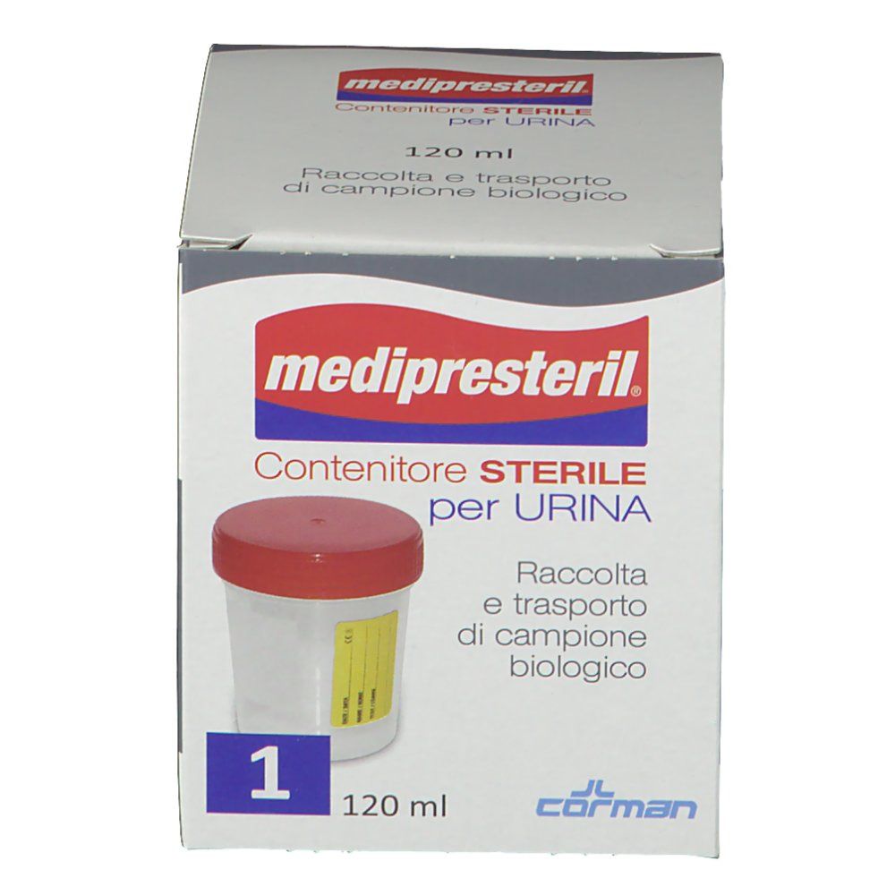 Packung Medipresteril Urin-Probenbehälter, 120 ml.