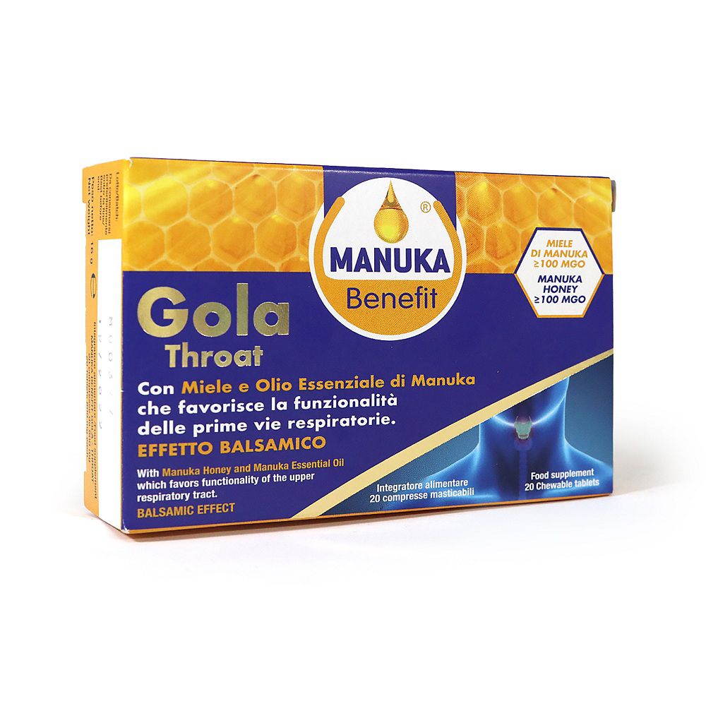 Manuka Benefit Gola Throat 20 Compresse Masticabili - Immagine 7