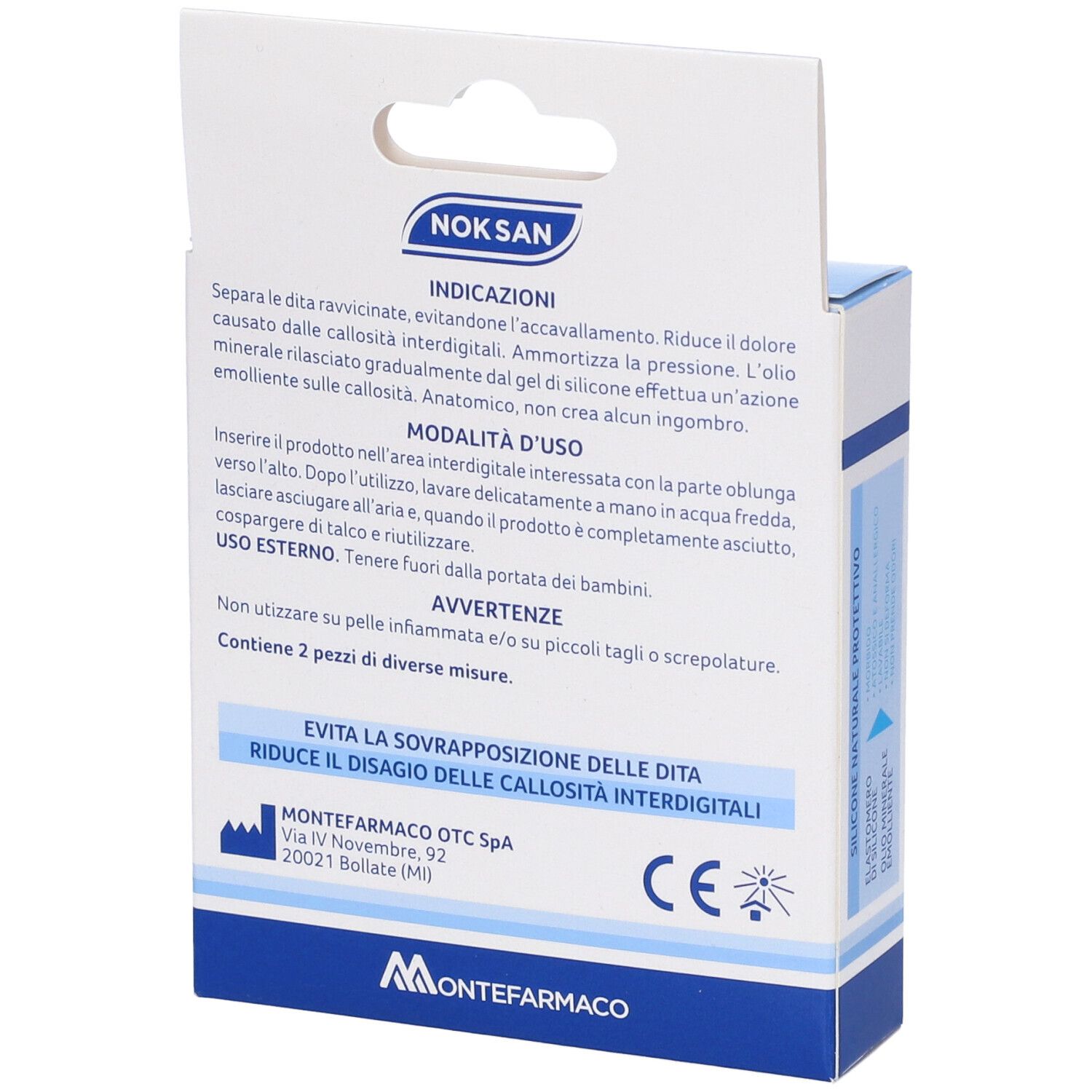 Nok San Gel Divaricatore Infradito L/m Nok San