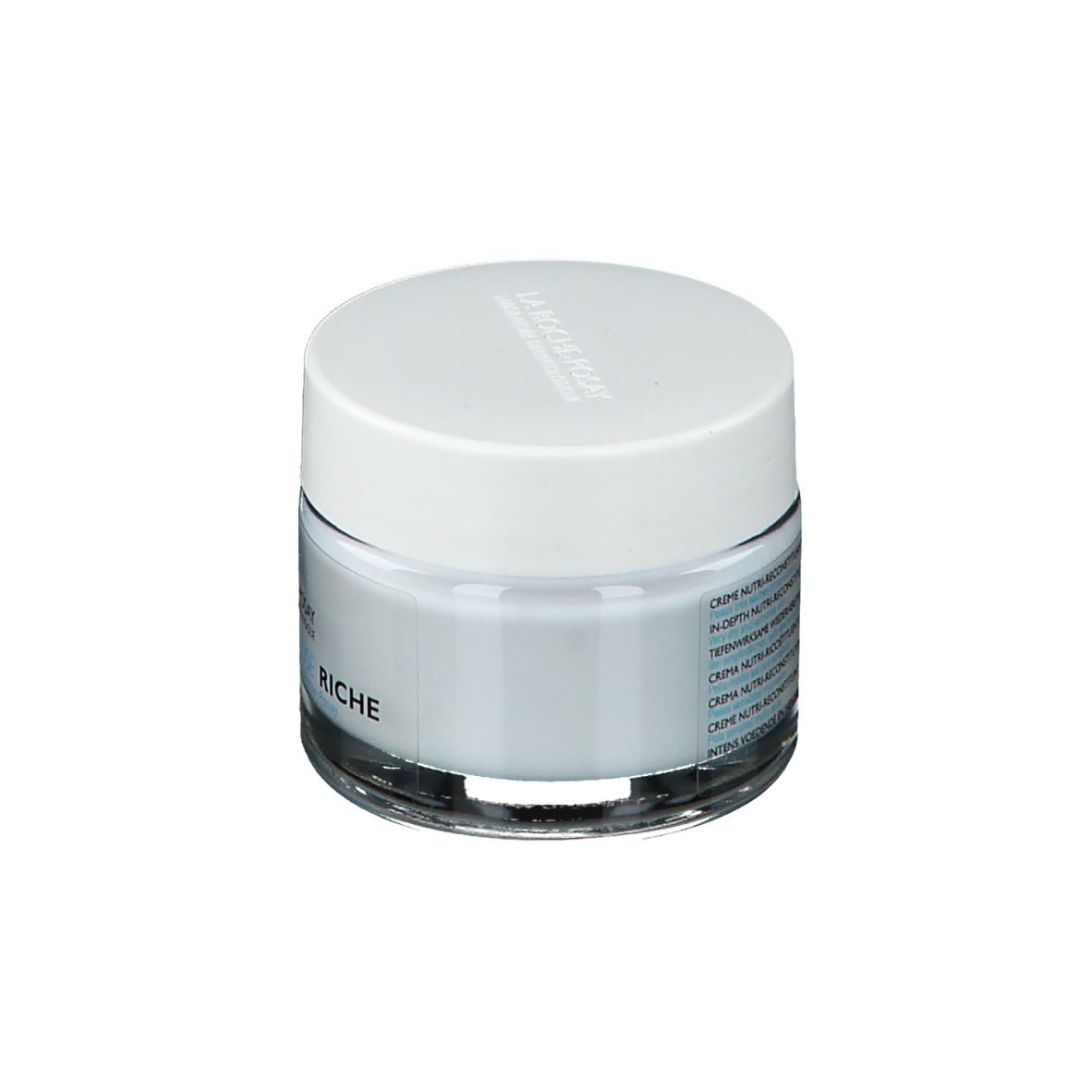 Vaso di crema con coperchio. Scritta: Nutritic Intense Riche.