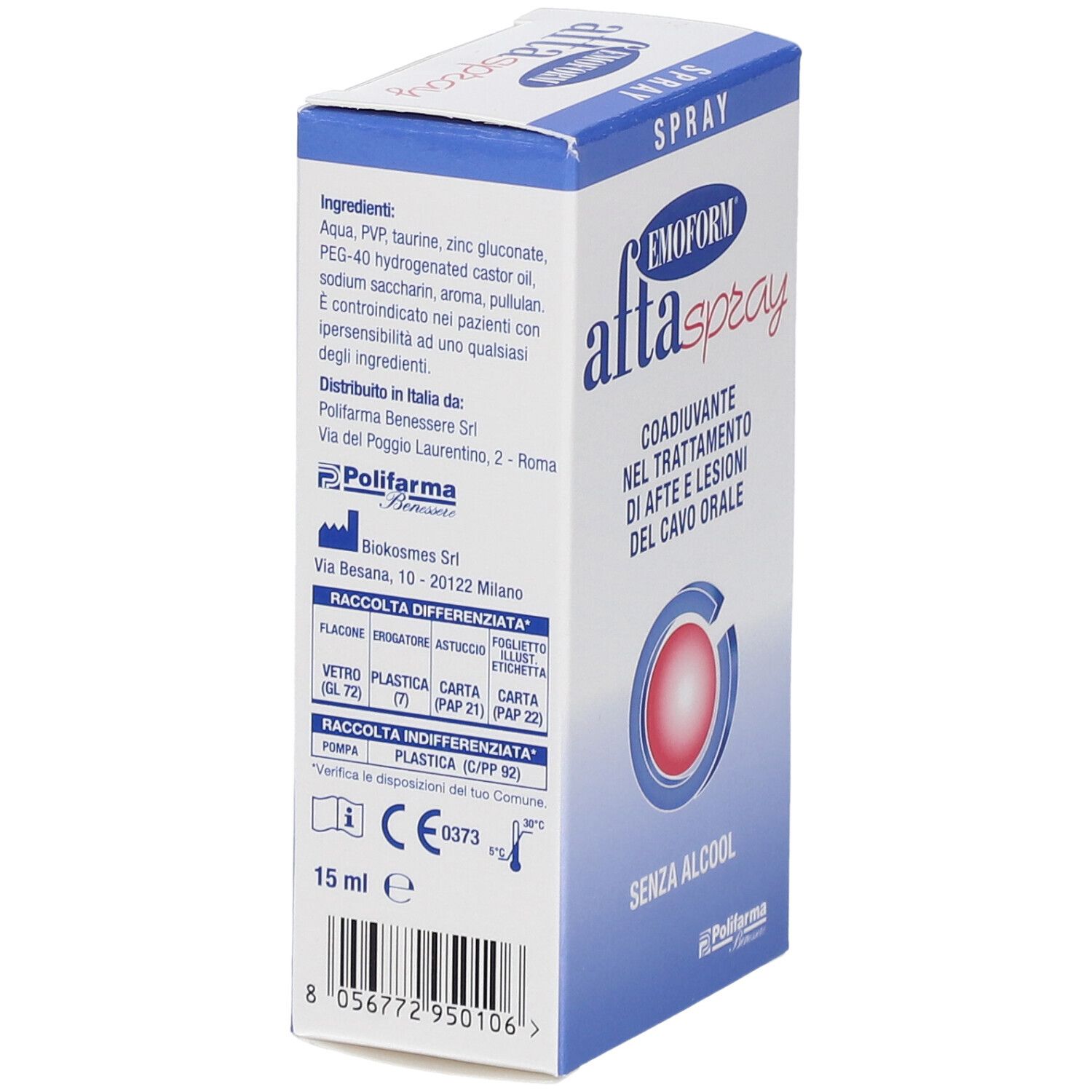 Emoform Alta Spray, Mundspray, 15 ml, ohne Alkohol