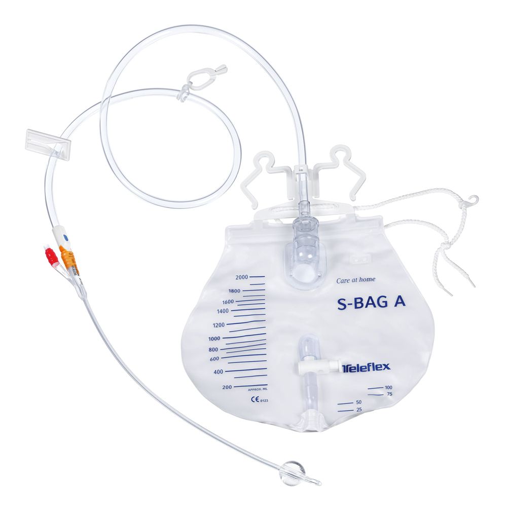 Kit Per Cateterismo Vescicale Con Catetere Profilcath In Silicone Silkomed A Permanenza Diametro Ch16 Preconnesso Con Sistema Di Drenaggio Con Kit Di Posizionamento