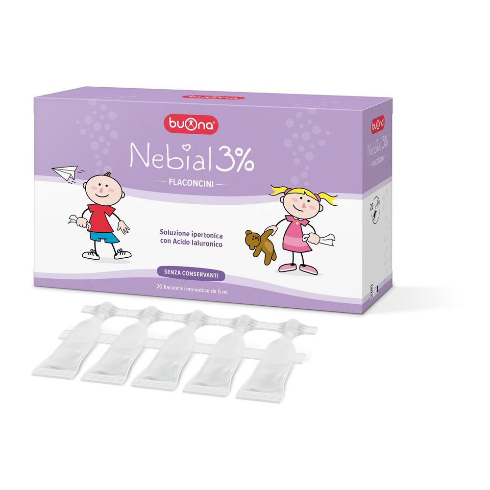 Buona Nebial 3% Kochsalzlösung-Ampullen