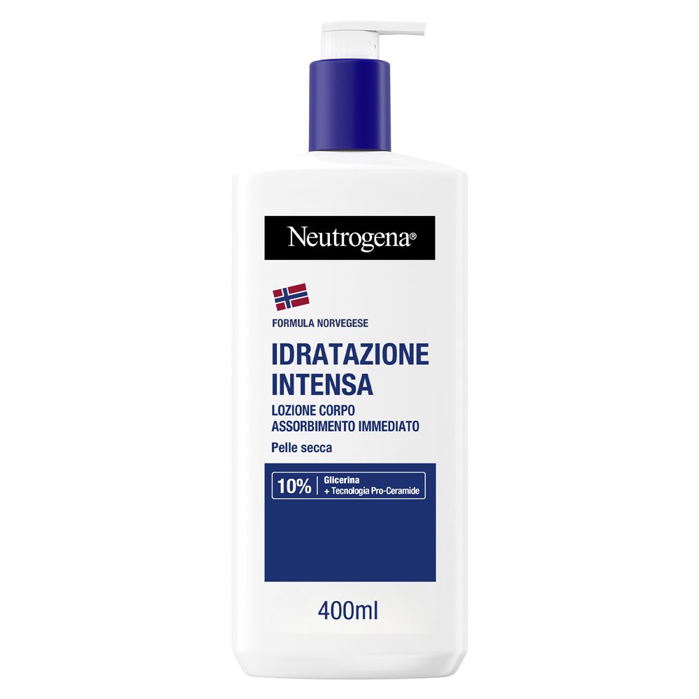 Neutrogena Crema Idratante Corpo Intensa Profumata, per Pelle Secca, Formula Norvegese 400 ml