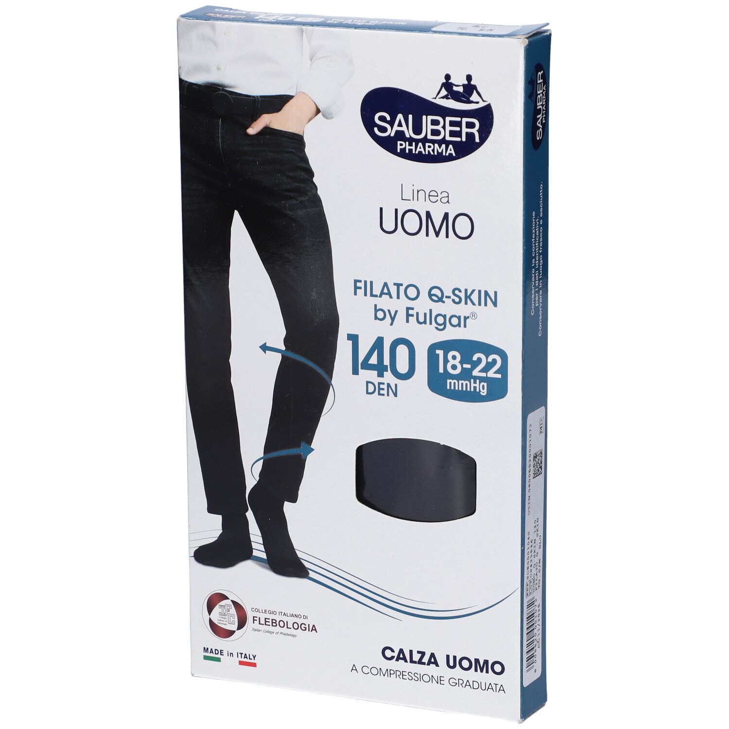 Sauber Uomo Q-Skin 140 BLU M 1 St
