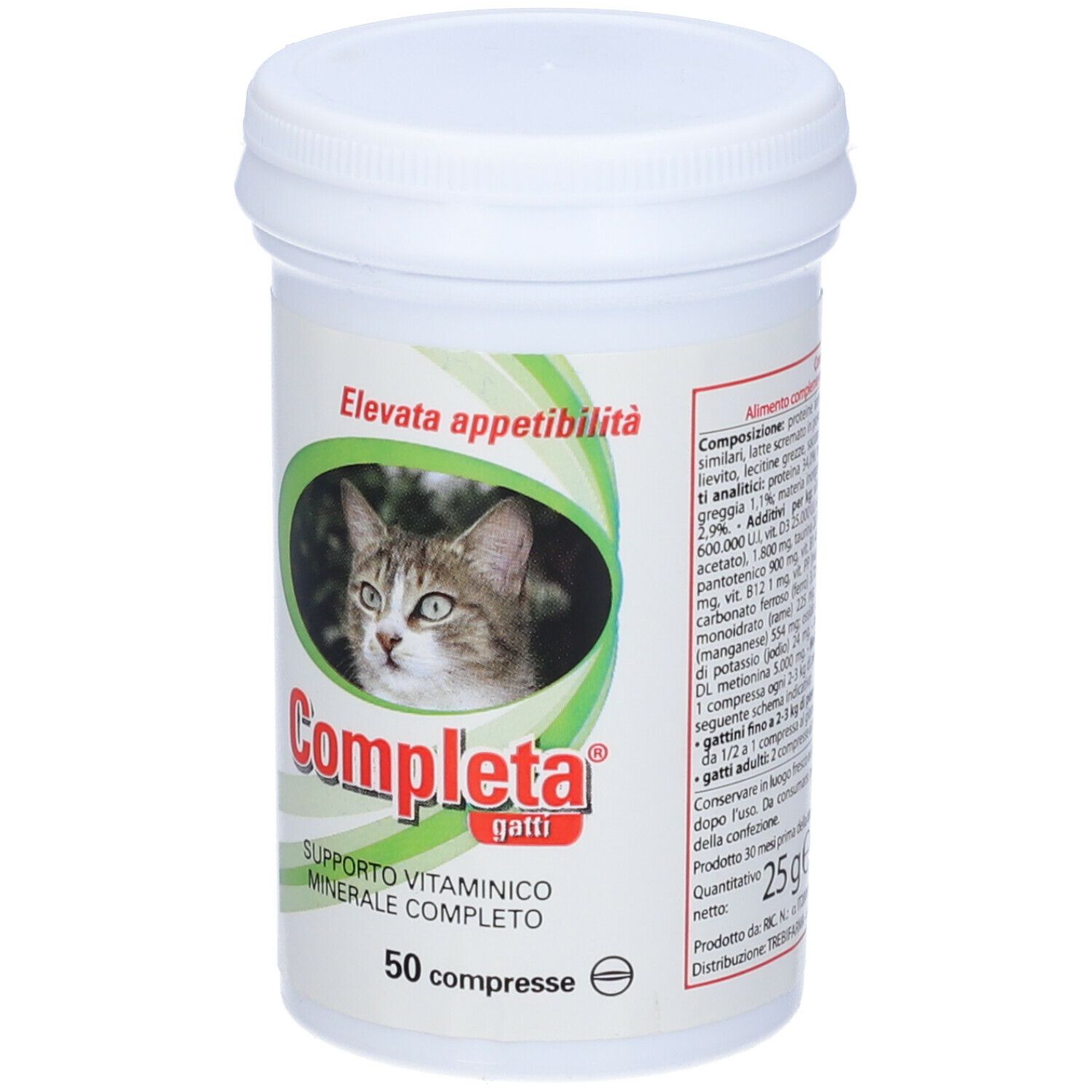 Completa gatti Supporto vitaminico minerale completo, 50 compresse.