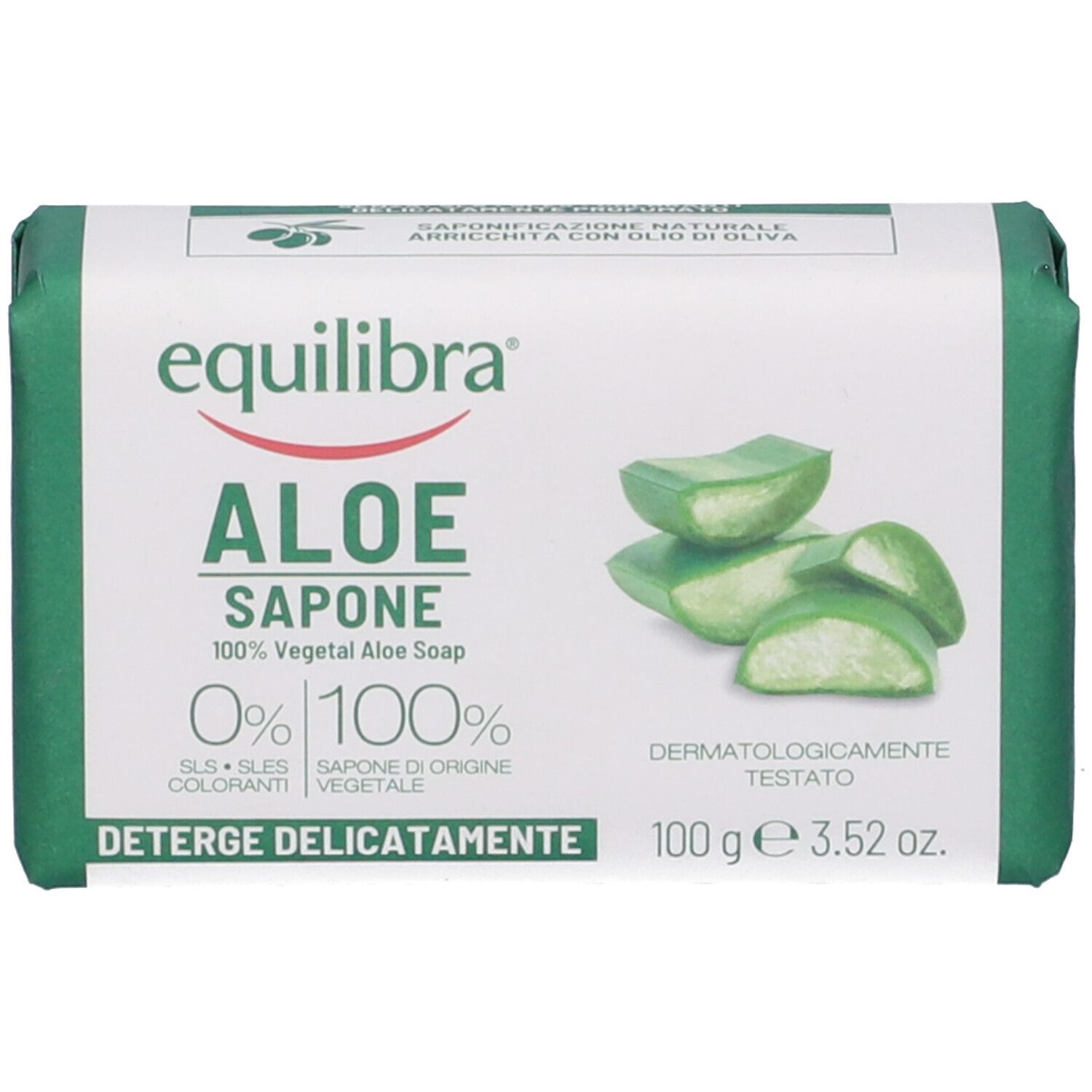 Equilibra Sapone Naturale Aloe 100g - - - Immagine 3