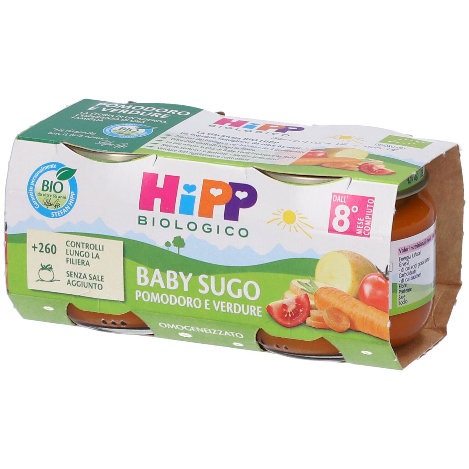 Hipp Bio Baby Sugo Pomodoro E Verdure 2X80 G - Immagine 6