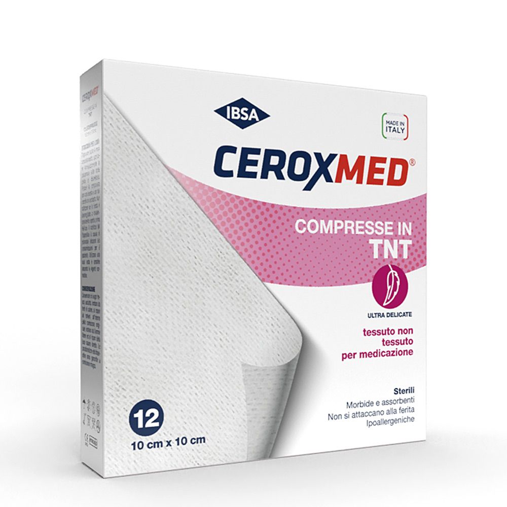 Garza Ceroxmed TNT 10X10 12Pz 12 St Wundgaze