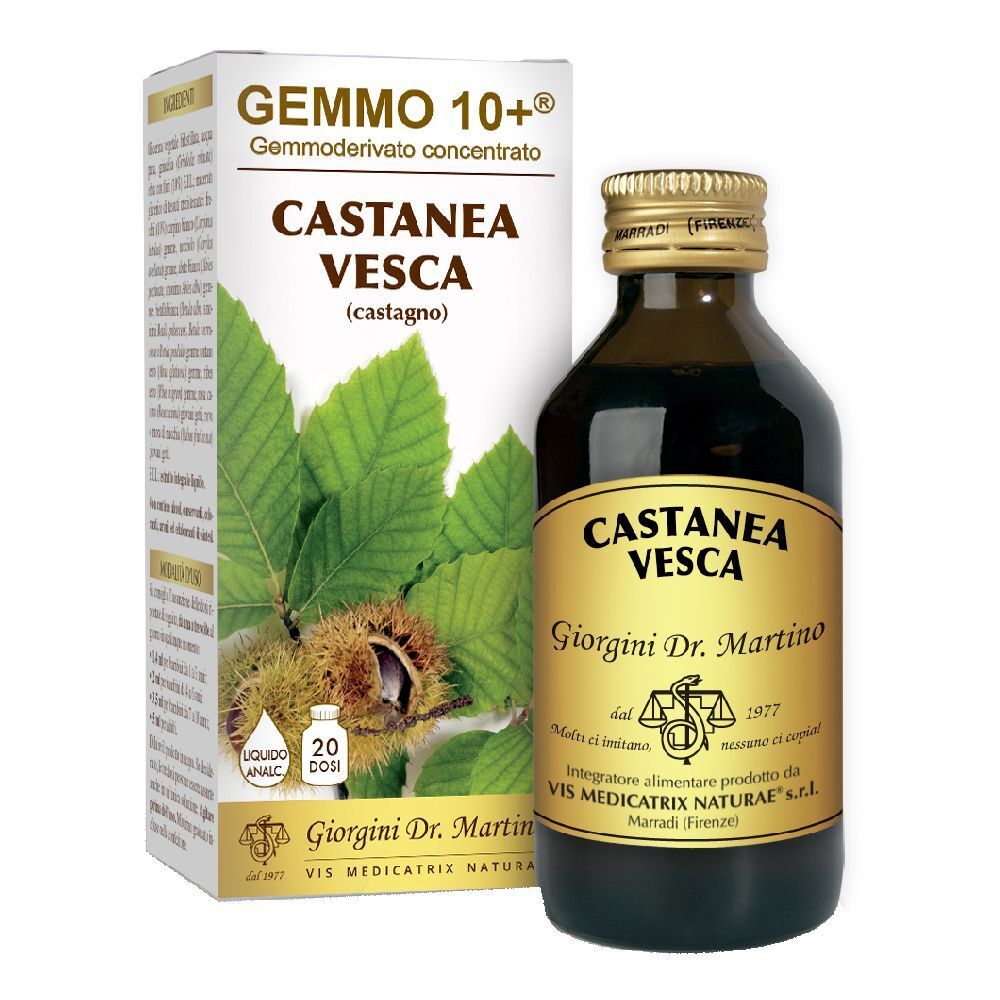 Castagno Liquido Analcolico Gemmo 10+ 100 Ml