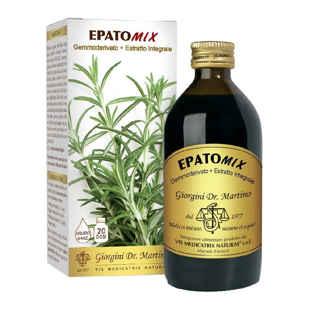 Epatomix Liquido Analcolico 200 Ml - integratore per la funzione epatica - Immagine 5