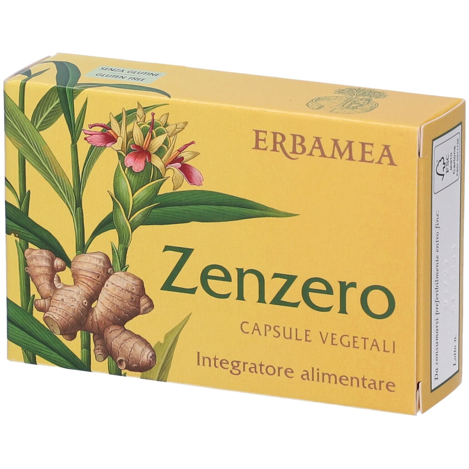 Erbamea Zenzero 24 Capsule Vegetali