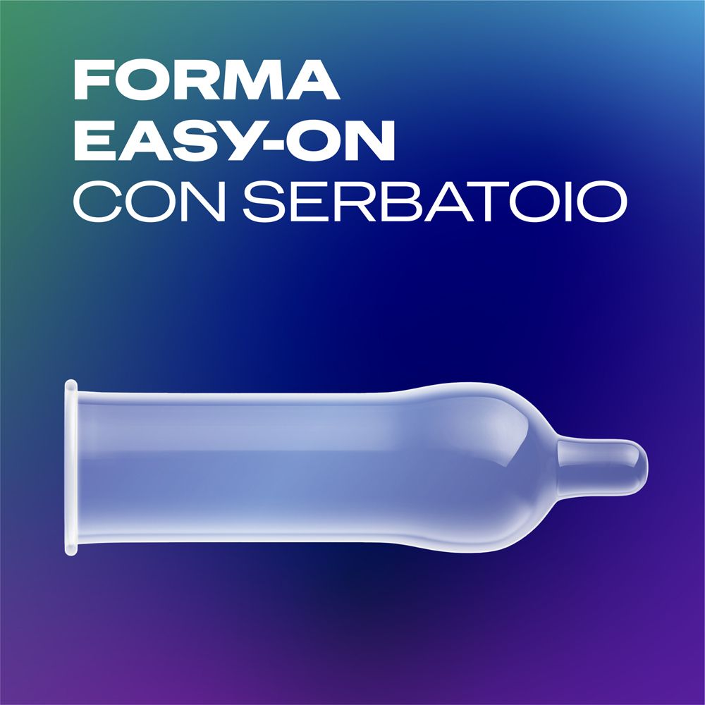 Transparenter Kondom mit Reservoir, Easy-On-Form.