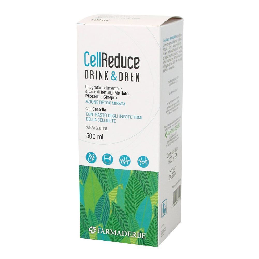 Cell Reduce Drink&Dren 500 ml - integratore drenante - Immagine 9