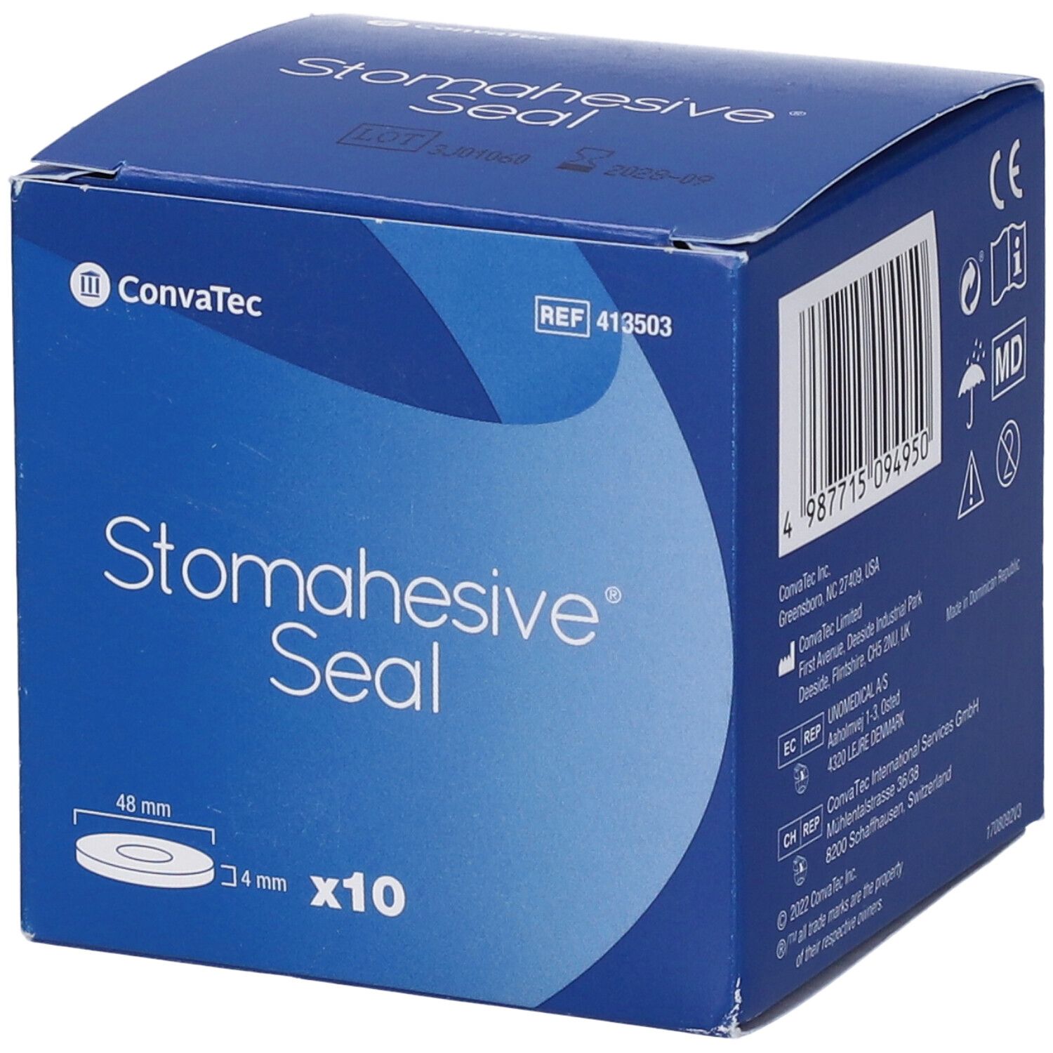 Anello Stomia Stomahesive Seal Foro Apertura 18Mm Diametro 48Mm