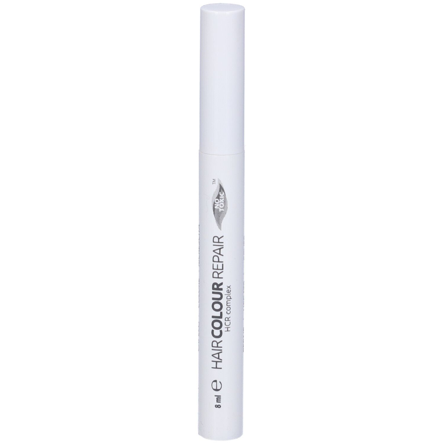 Penna bianca con scritta HAIR COLOUR REPAIR, 8 ml. HCR complex.
