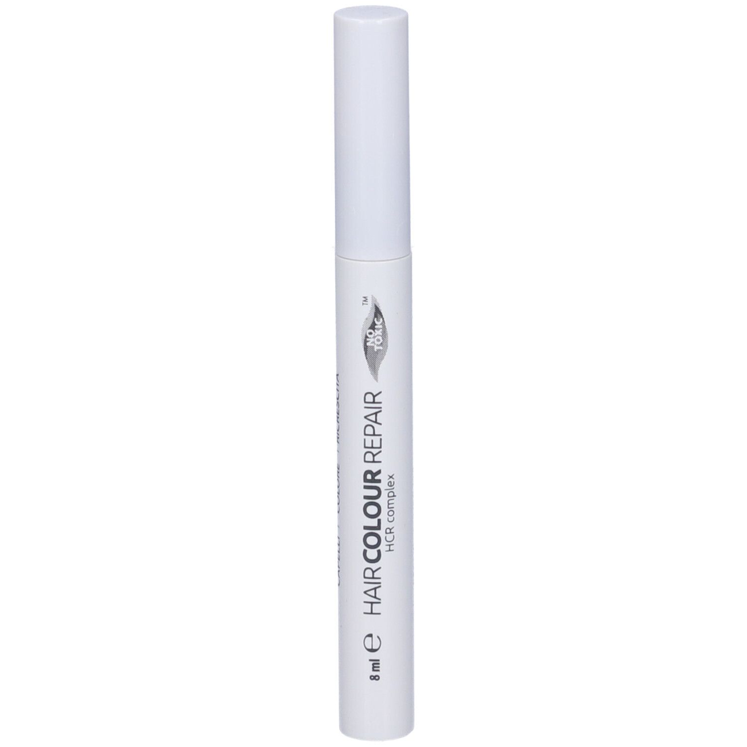 Penna bianca con testo: Hair Colour Repair, 8 ml.