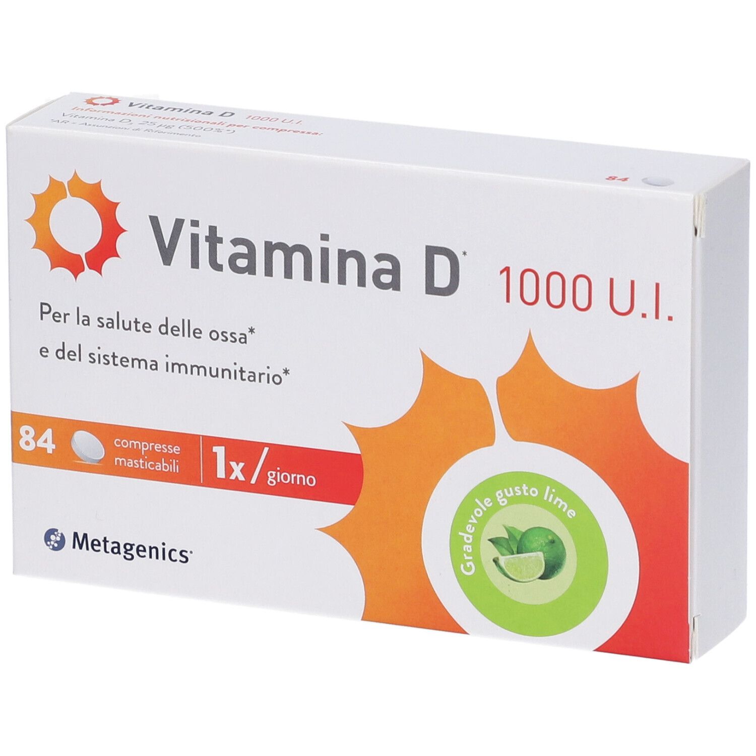 Vitamina D 1000 UI 84Cpr 84 St Tabletten