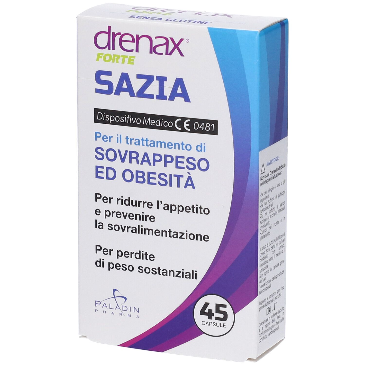 Drenax Forte Sazia - Per il trattamento di sovrappeso ed obesità - 45 Compresse - Immagine 4