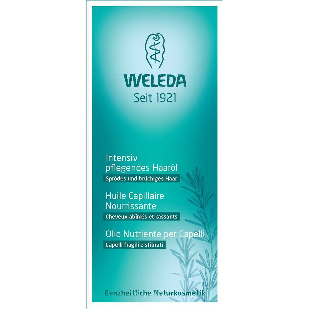 Weleda intensiv pflegendes Haaröl für sprödes Haar. Ganzheitliche Naturkosmetik.