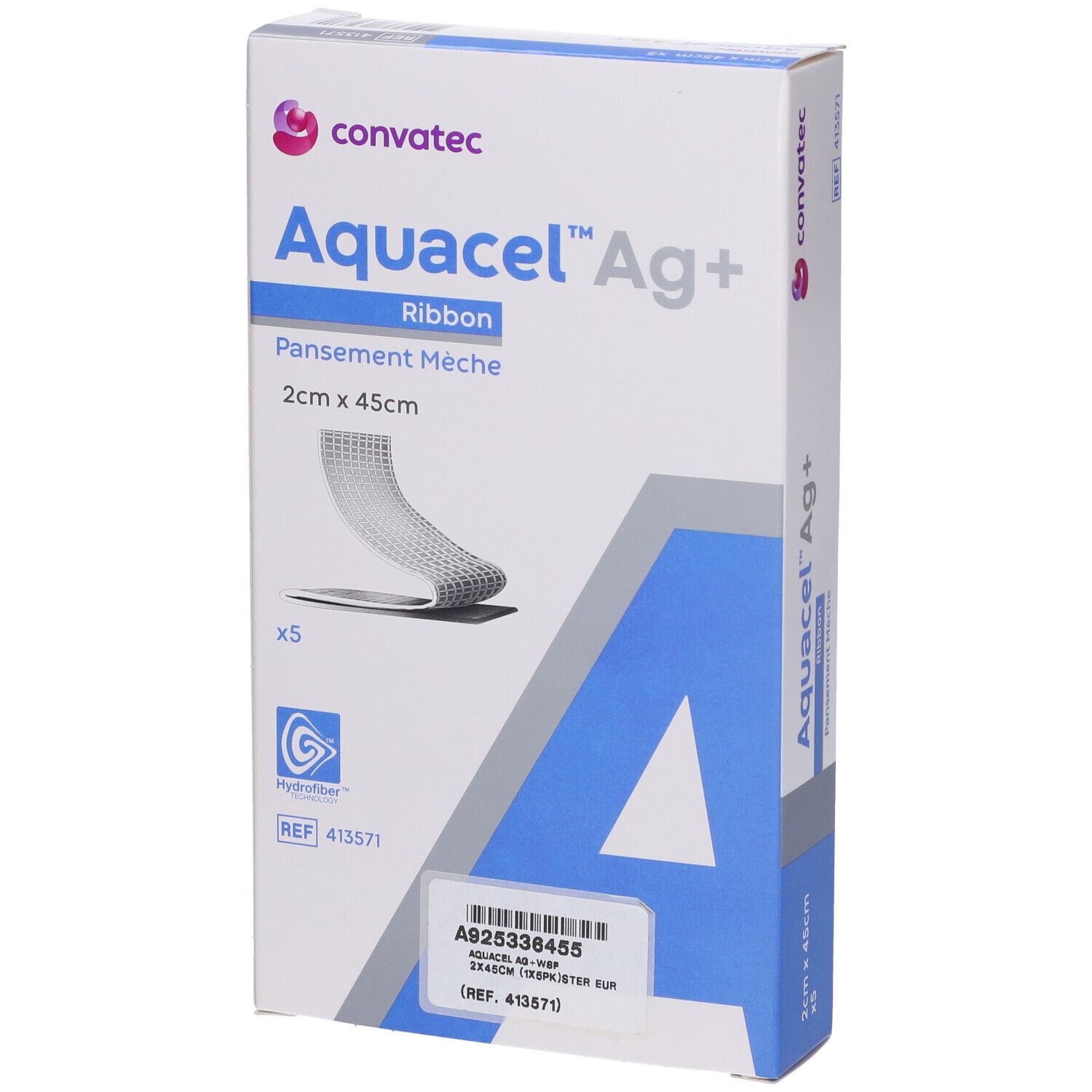 ConvaTec AQUACEL Ag+ 2 cm x 45 5 pz Copertura protettiva - Immagine 8