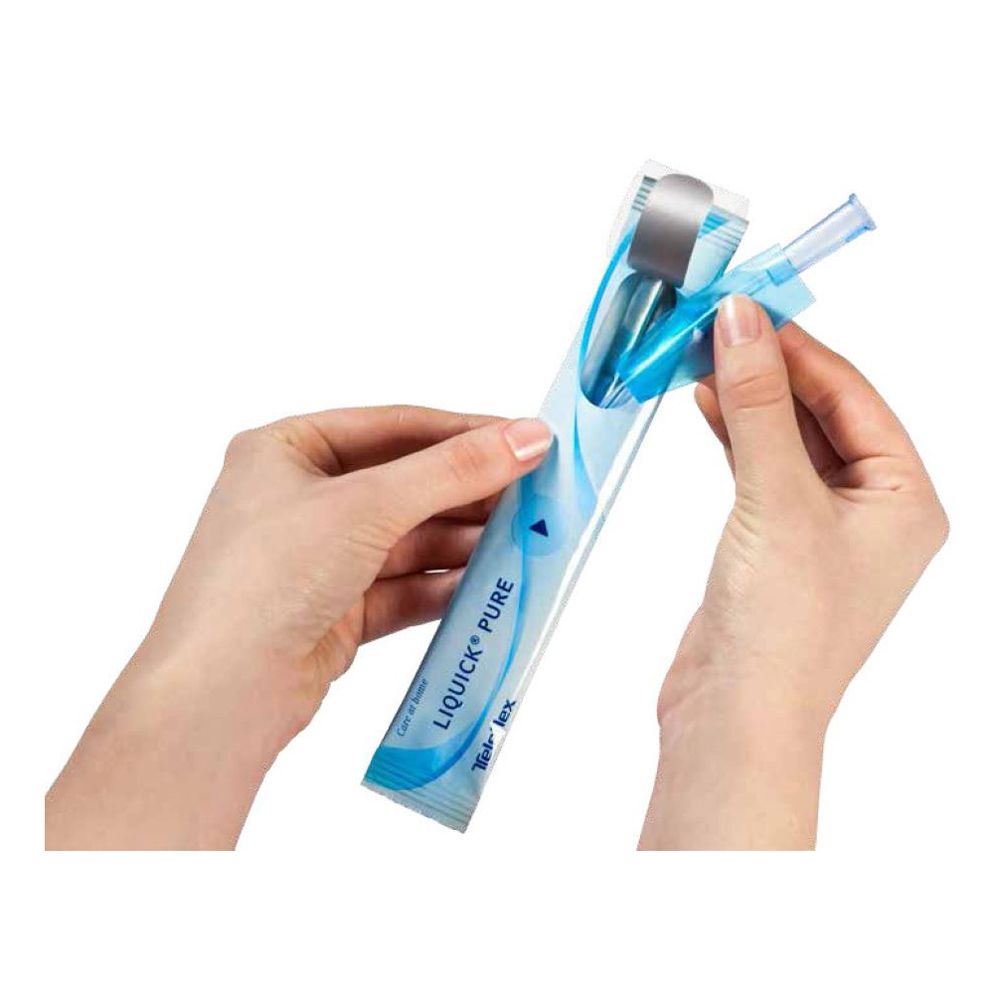 Catetere Vescicale Per Donna Liquick Pure Ch12 Lunghezza 15 Cm Punta Nelaton 2 Fori Smussati 30 Pezzi