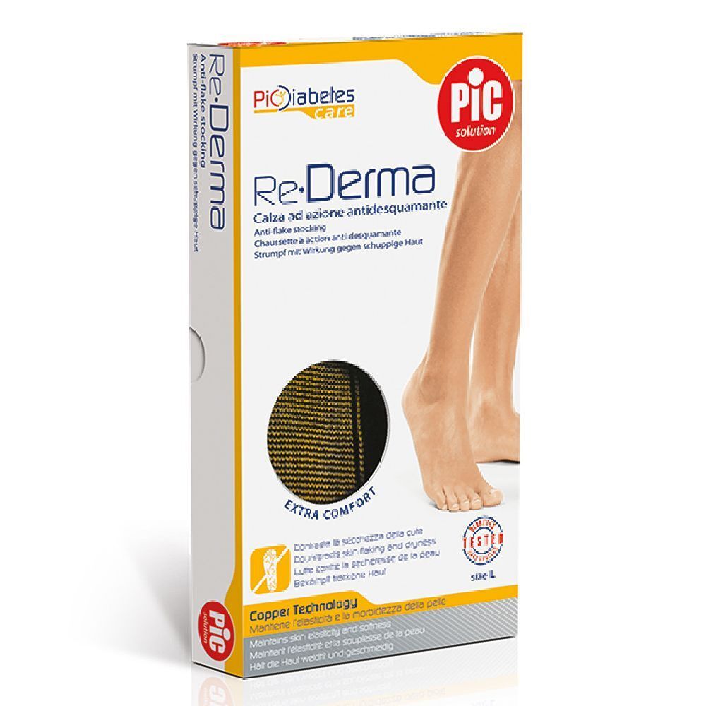 PiC Re-Derma Calze Antidesquamante Uomo Lunga Taglia M