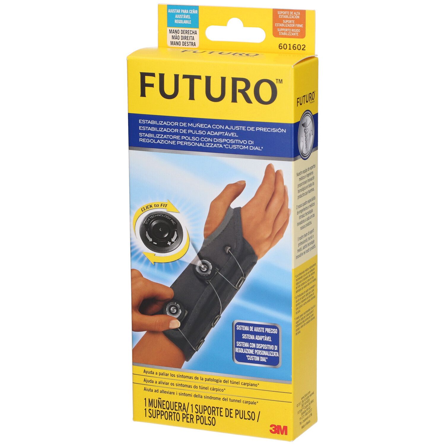 FUTURO™ Stabilizzatore per Polso Destro Custom Dial