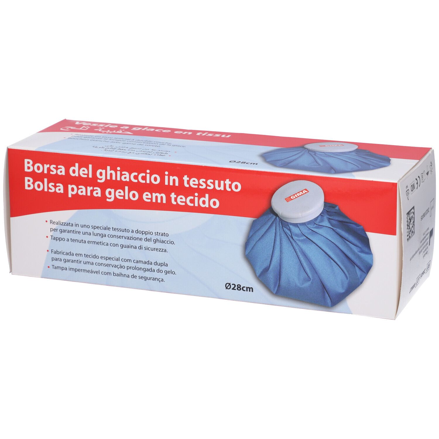 GIMA Borsa Ghiaccio Diam 28 Cm - Apertura 6 Cm