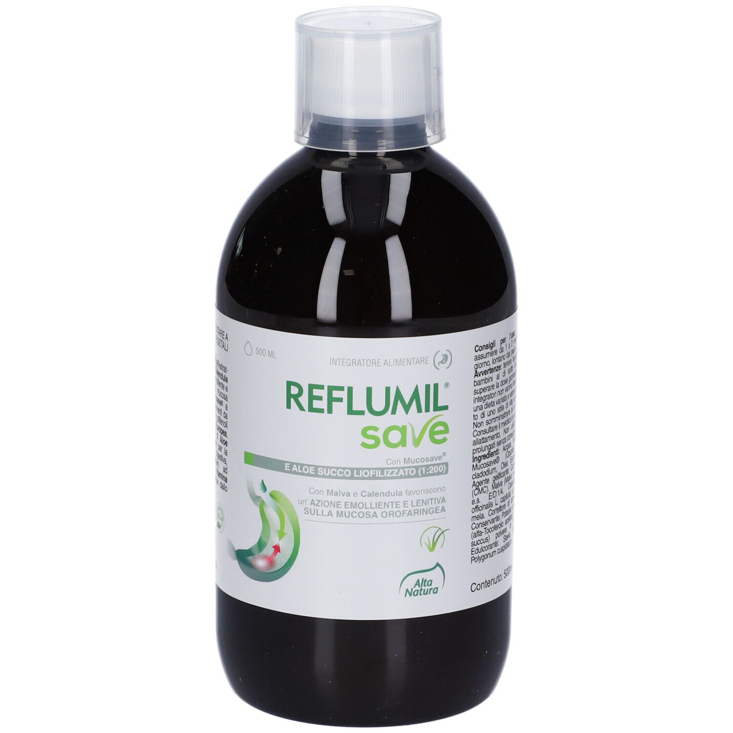 Alta Natura Reflumil Save 500 ml - Integratore Per La Funzione Digestiva - Immagine 9