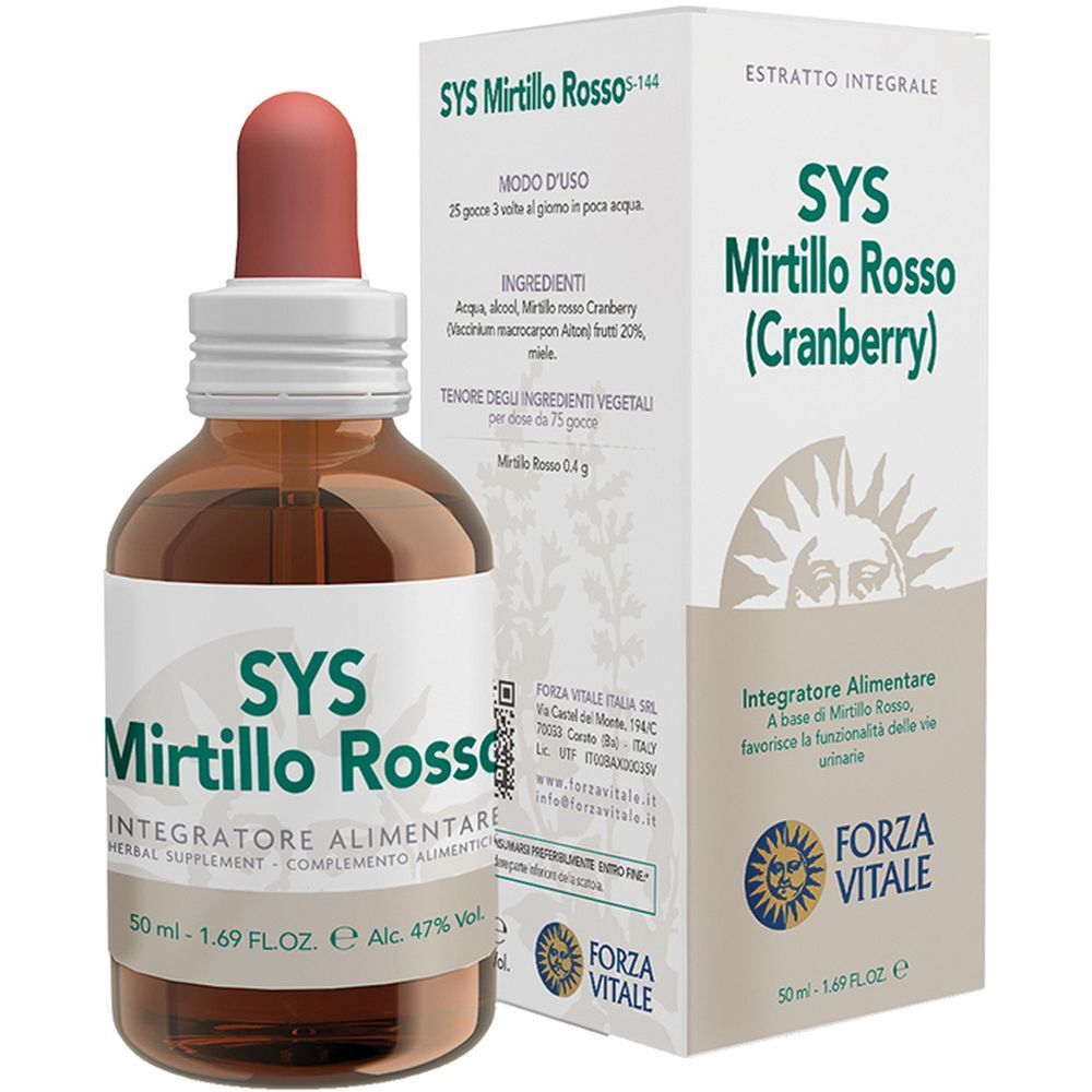 SYS Mirtillo Rosso Gocce 50Ml 50 ml Tropfen zum Einnehmen