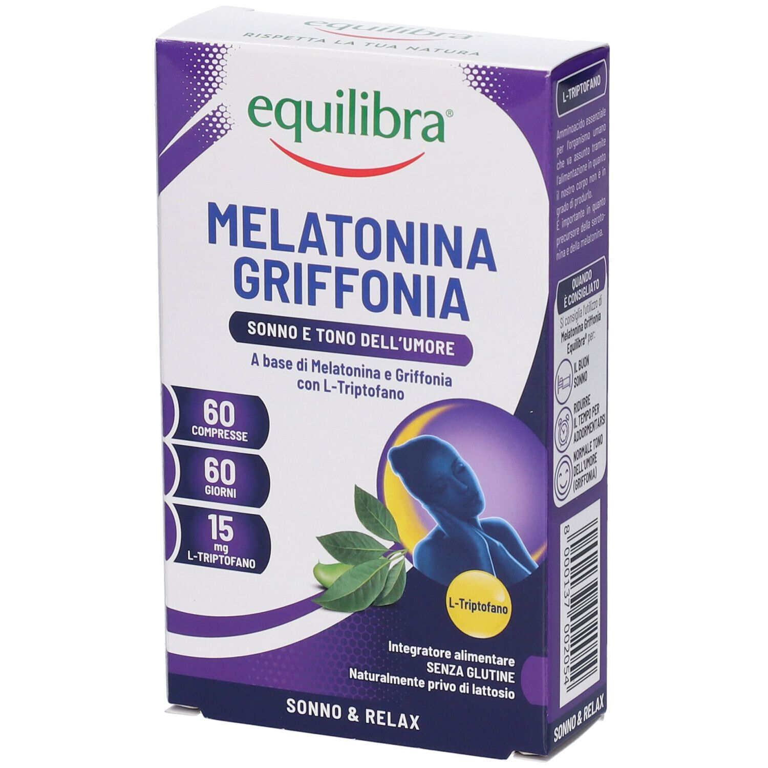 EQUILIBRA MELATONINA+GRIFF 60CPR - Immagine 6
